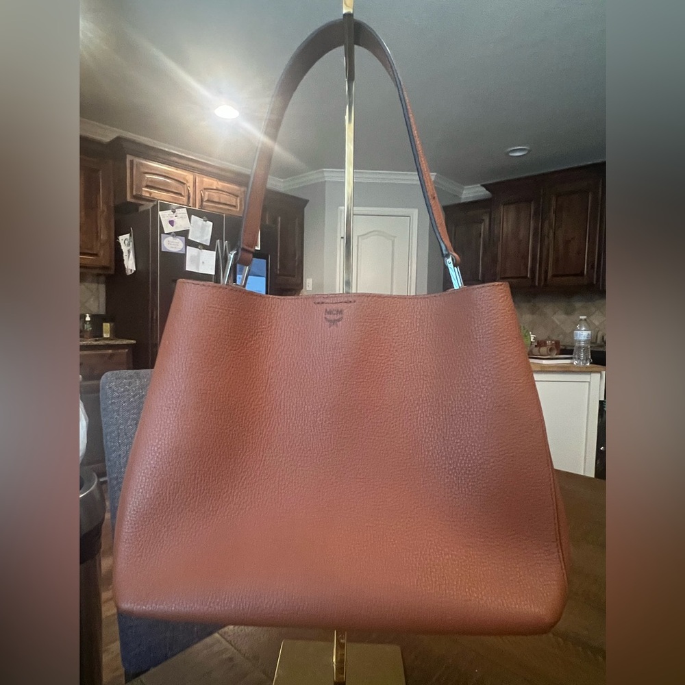 MCM Leather Shoulder Bag